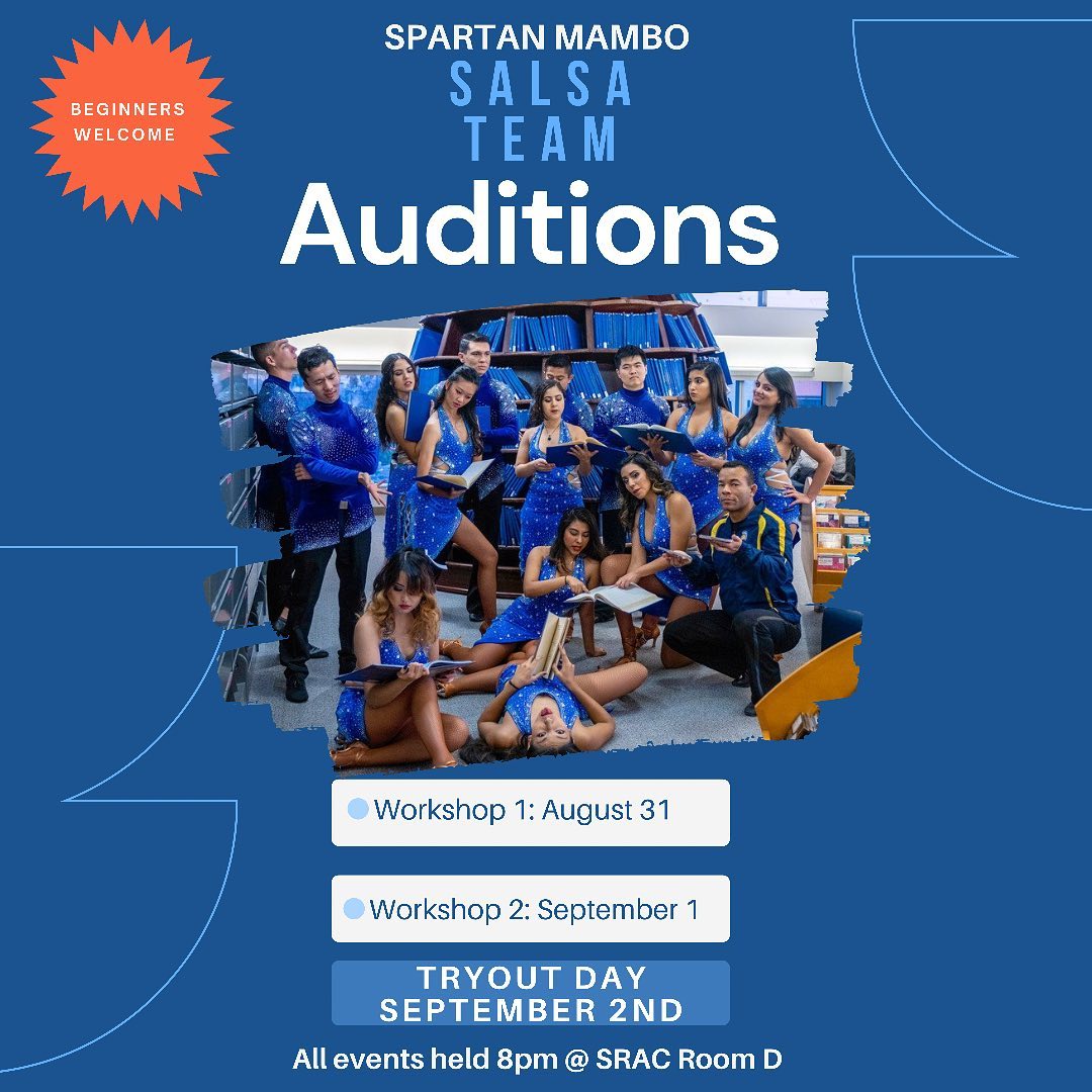 SJSU Spartan Mambo Fall 2021 Audition